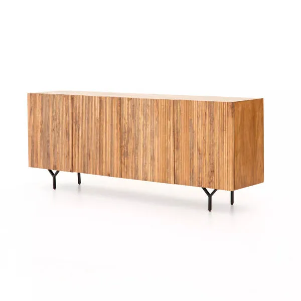 Product Image 9 for Nova Sideboard Honey Mango/Gunmetal from Four Hands