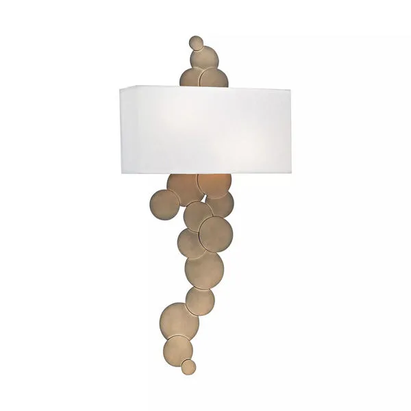 Product Image 1 for Holepunch 2 Light Wall Sconce In Gold Leaf from Elk Home