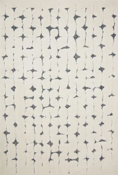 Product Image 1 for Hagen White / Navy Rug from Loloi