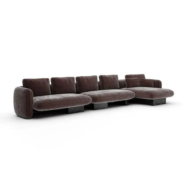 Product Image 1 for Overlap Right Chaise Sectional from Caracole
