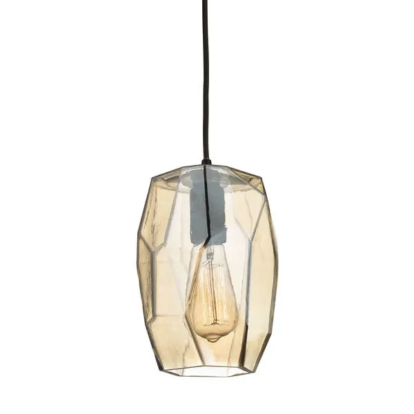 Product Image 1 for Geometrics 1 Light Pendant In Oil Rubbed Bronze from Elk Lighting