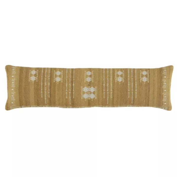 Product Image 9 for Eisa Tribal Light Green/ Light Gray Lumbar Pillow from Jaipur 