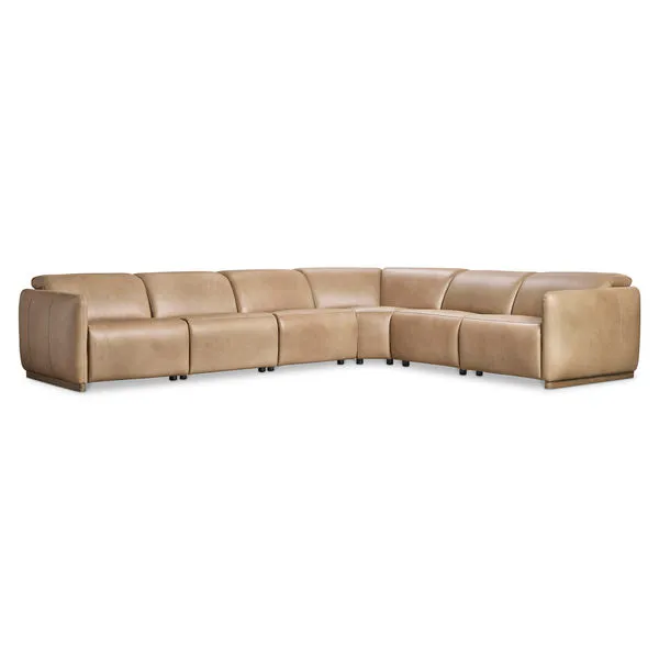 Product Image 1 for Alta 6-Piece Leather Power Motion Sectional from Bernhardt Furniture