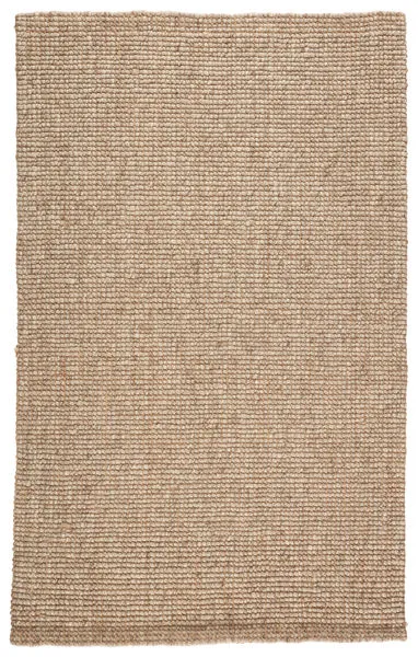 Flat lay of full Oceana rug showing rectangular shape and natural fiber weave