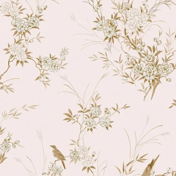 Product Image 1 for Rachel Ashwell Bird Chinoiserie Wallpaper from Graham & Brown