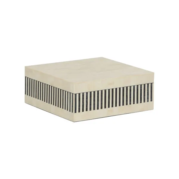 Product Image 1 for Howell Square Striped Box from Chelsea House