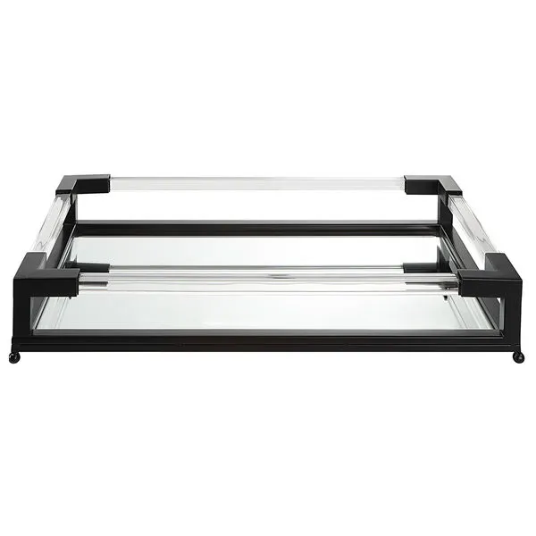 Product Image 3 for Balkan Mirrored Iron Tray from Uttermost