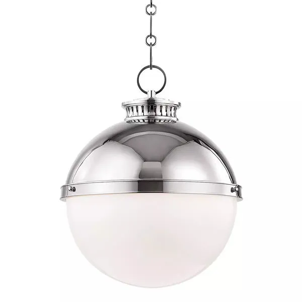 Product Image 1 for Latham 1 Light Large Pendant from Hudson Valley