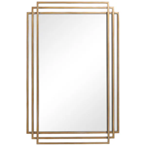 Product Image 5 for Amherst Brushed Gold Mirror from Uttermost