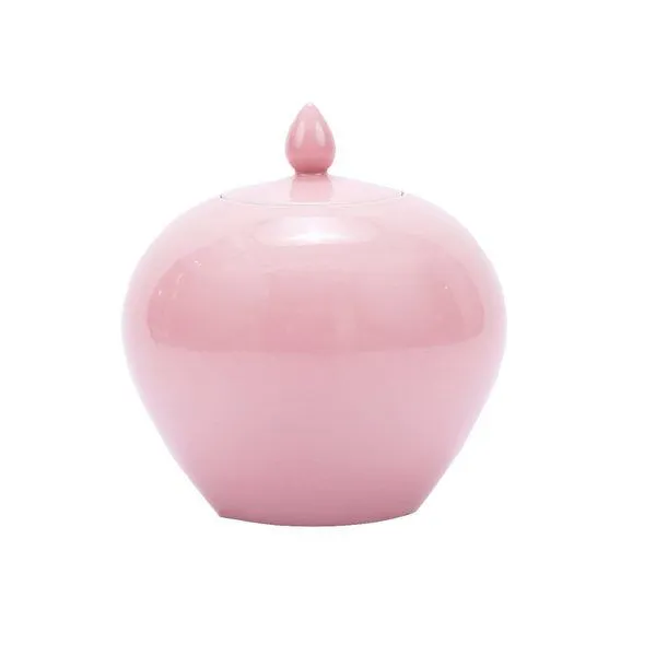 Product Image 1 for Blush Pink Porcelain Melon Jar from Legend of Asia