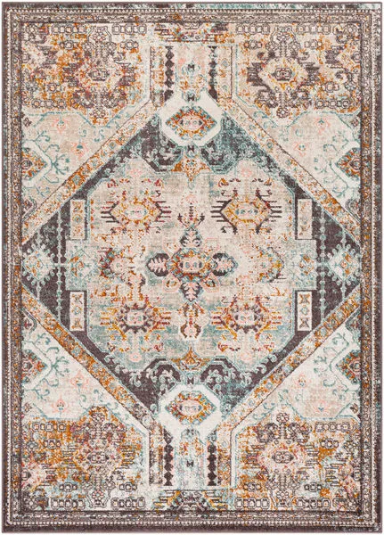 Product Image 4 for Ankara Brick / Aqua Rug from Surya