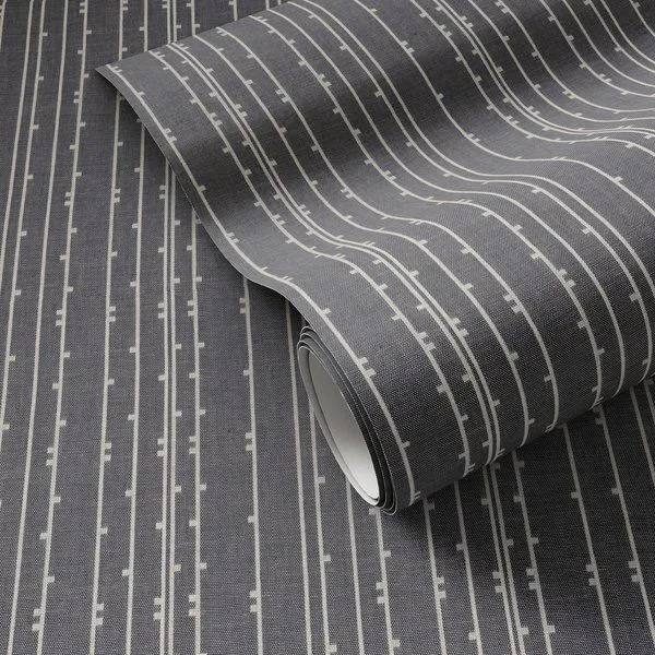 Product Image 1 for Lin Tic Charcoal Wallpaper by FH Art Studio from Four Hands