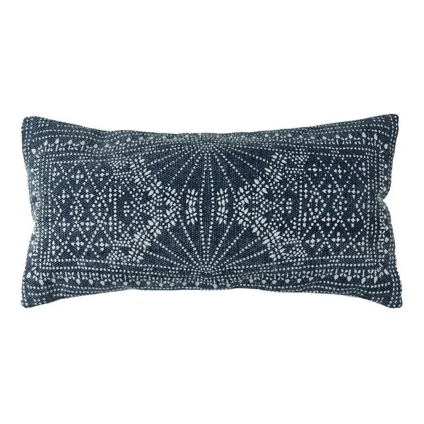 Product Image 3 for Indigo Batik Lumbar Pillow   Indigo Batik from Homart