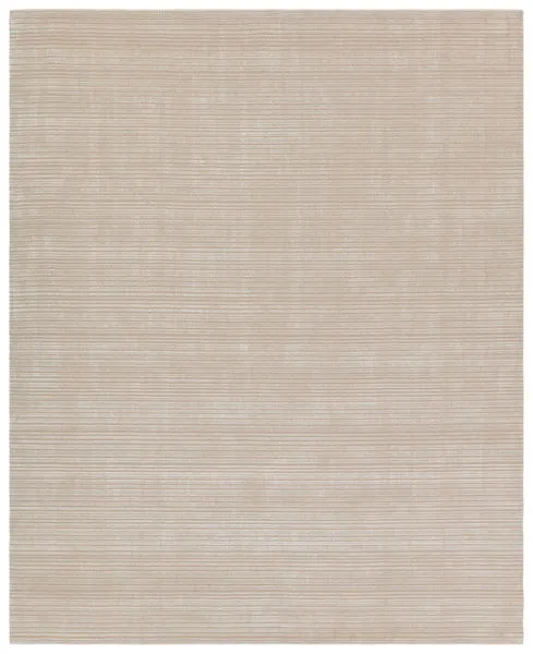 Product Image 1 for Gradient Handmade Contemporary Solid Ivory Rug - 8' x 10' from Jaipur 