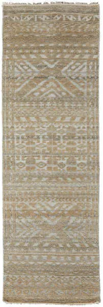 Product Image 1 for Payton Brown / Gray Global Area Rug - 2'6" x 8' from Feizy Rugs