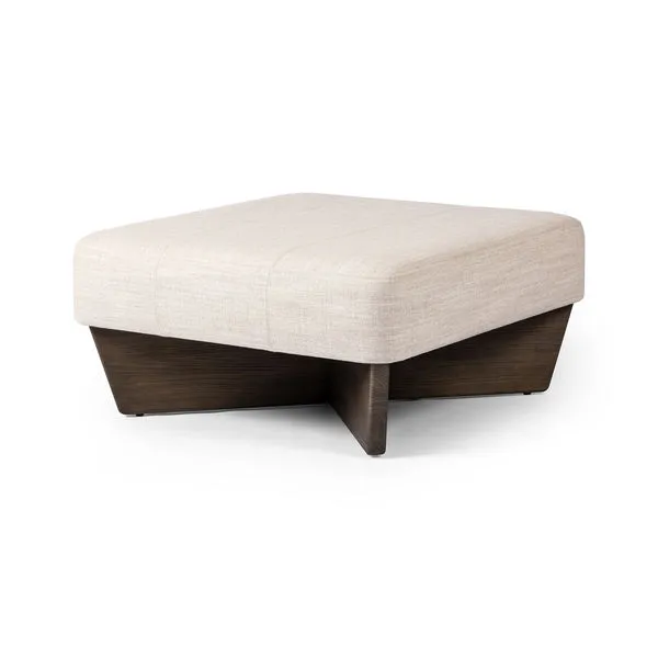Product Image 1 for Chaz Square Alcala Sand Ottoman from Four Hands