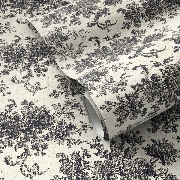 Product Image 1 for Fallingbrook Black I Wallpaper by FH Art Studio from Four Hands