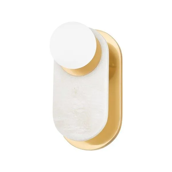 Product Image 1 for Zora 1-Light Modern Decorative Aged Brass Wall Sconce from Mitzi