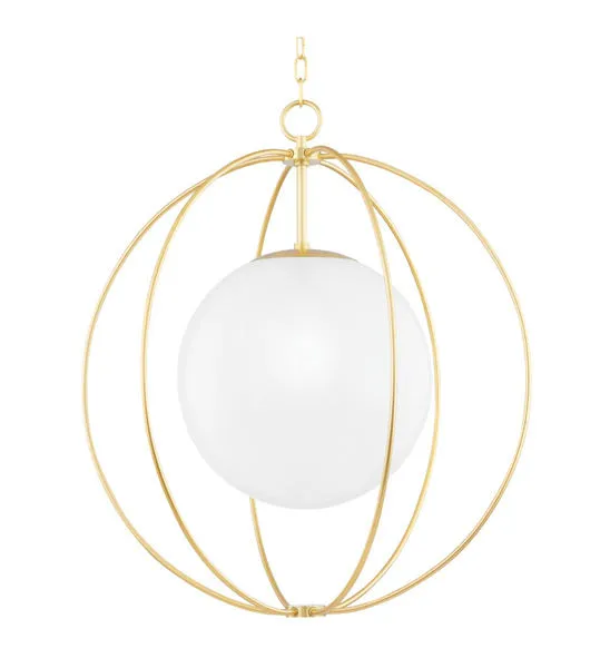 Product Image 4 for Lyla 1 Light Large Pendant from Mitzi