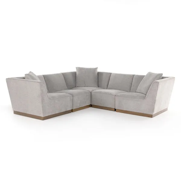 Product Image 6 for Gentry 5 Pc Sectional Merit Platinum from Four Hands