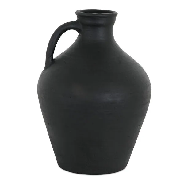 Product Image 1 for Lyra Vase Black Terracotta from Moe's