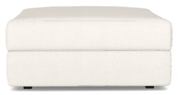 Lucy Modular Sectional Bumper in Kizzie Natural with clean lines and neutral fabric upholstery
