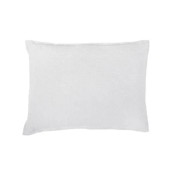 Product Image 1 for Ojai Cotton Standard Sham - White from Pom Pom at Home