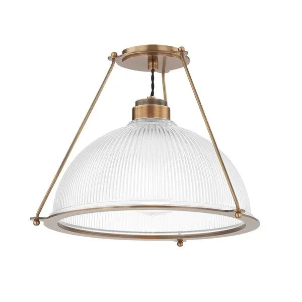 Product Image 1 for Glint 1 Light Large Semi Flush Mount from Troy Lighting