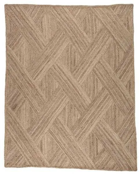 Full flat lay showing the entire rectangular rug from a top-down perspective