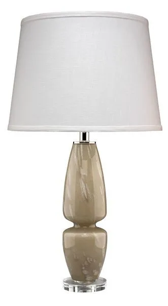 Product Image 2 for Belted Table Lamp Taupe Glass Classic Cone Shade from Jamie Young