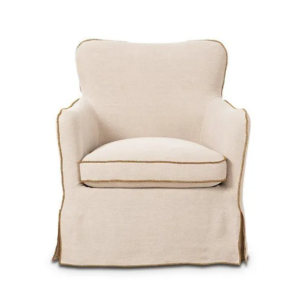 Product Image 1 for Devon Slipcover Swivel Chair from Four Hands