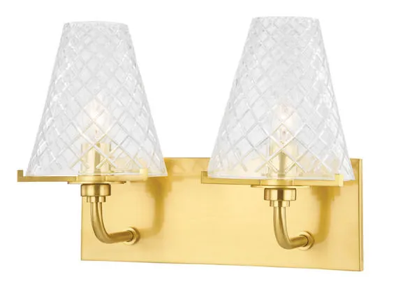 Product Image 1 for Irene 2 Light Bath Bracket from Mitzi