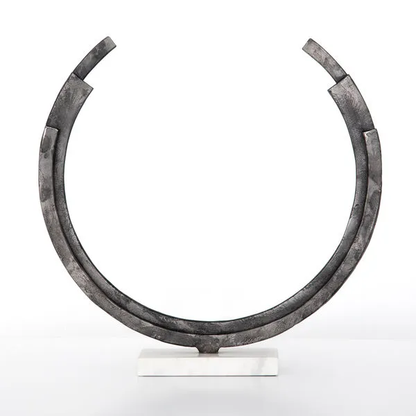 Product Image 7 for Zaria Circular Sculpture White Marble from Four Hands