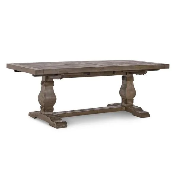 Product Image 1 for Dalton Reclaimed Pine Extension 84"-114" Dining Table from Classic Home Furnishings