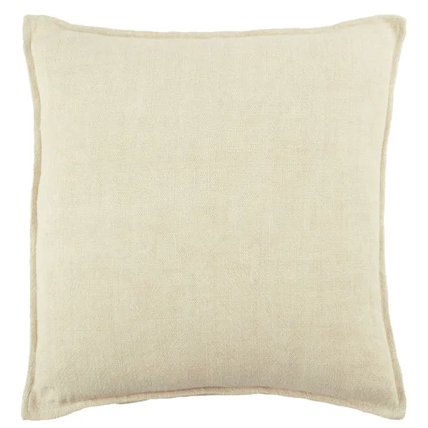 Product Image 5 for Blanche Solid Cream Pillow from Jaipur 