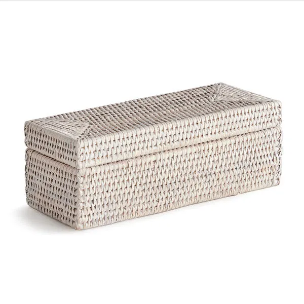 Product Image 1 for Burma Rattan 3-Compartment Lidded Box from Napa Home And Garden