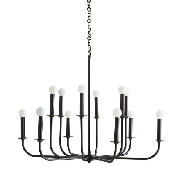 Product Image 8 for Breck Small Black Bronze Steel Chandelier from Arteriors