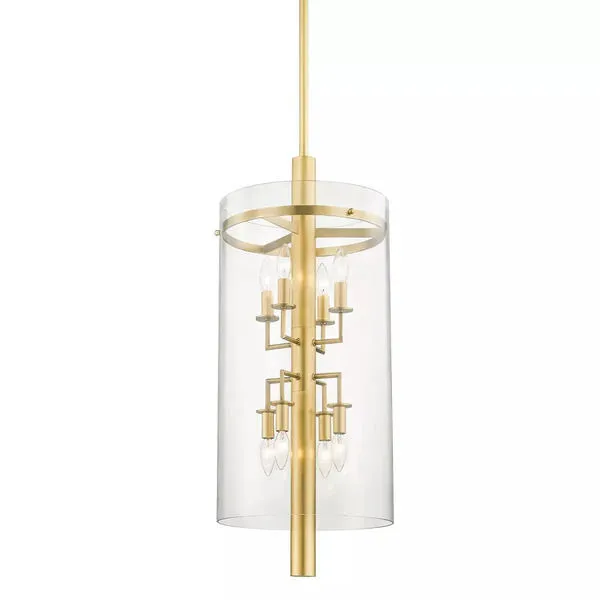 Product Image 1 for Baxter 8 Light Pendant from Hudson Valley
