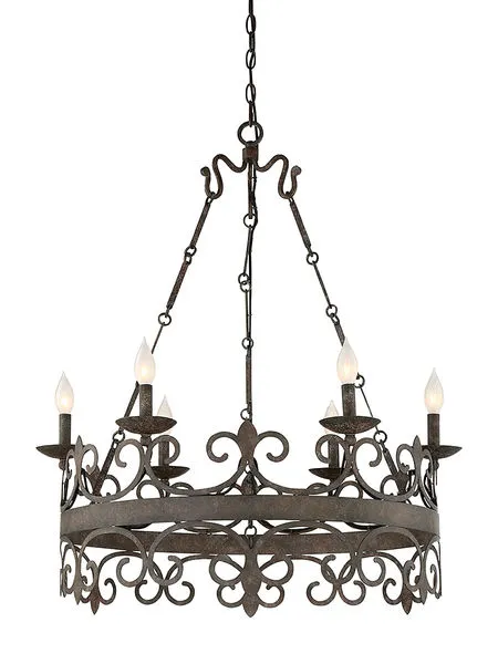 Product Image 1 for Flanders 6 Light Chandelier from Savoy House