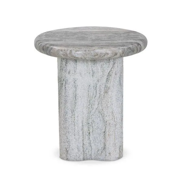 Product Image 1 for Waylie Small Marble End Table - River Grey Marble from Four Hands