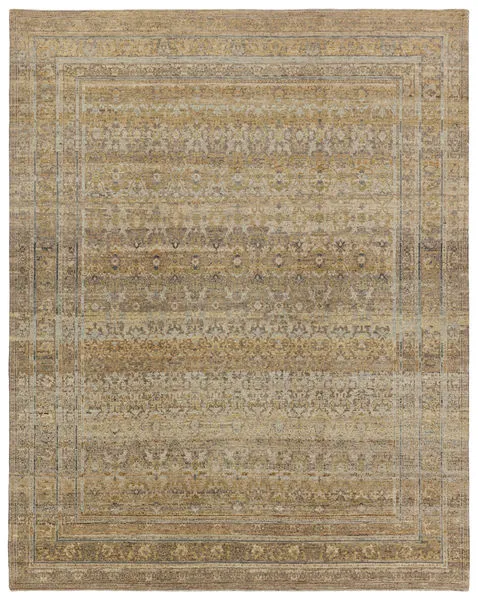 Product Image 1 for Ardith Hand Knotted Oriental Sage/Gray Rug from Jaipur 