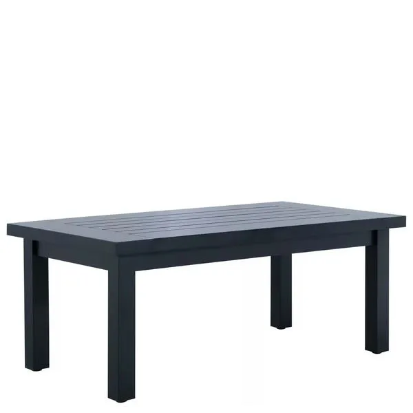 Product Image 1 for Club Aluminum Midnight Rectangular Coffee Table from Summer Classics
