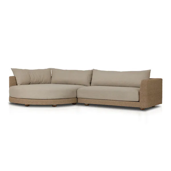 Product Image 1 for Sylvan Outdoor 2 Piece Sectional with Chaise from Four Hands