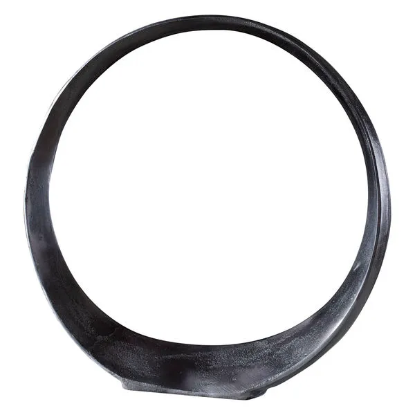 Product Image 1 for Orbits Black Nickel Large Ring Sculpture from Uttermost