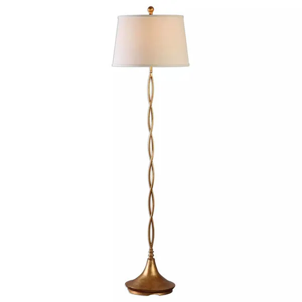 Product Image 2 for Uttermost Elica Gold Twist Floor Lamp from Uttermost