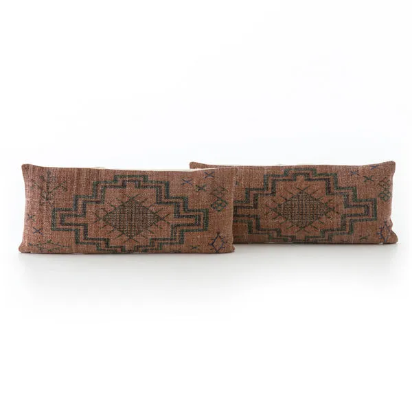 Product Image 3 for Tribal Print Rust Pillow, Set Of 2 from Four Hands