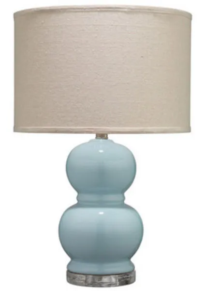 Product Image 1 for Bubble Table Lamp  Drum Shade Blue from Jamie Young