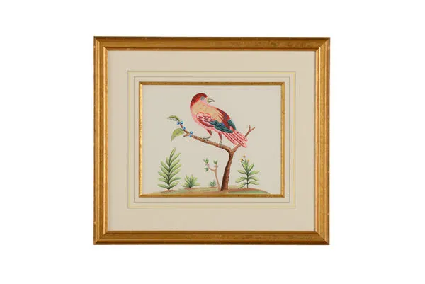 Product Image 1 for Pink With Blue Berries Artwork from Chelsea House