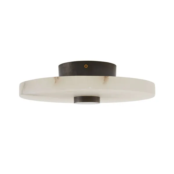 Product Image 1 for Moers White Alabaster Flush Mount from Arteriors
