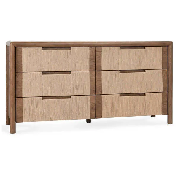Product Image 1 for Corda Oak Wood 6-Drawer Dresser from Classic Home Furnishings